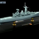 03 - HMS Argonaut - Global view - Starboard quarter