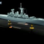 04 - HMS Argonaut - Global view - Starboard bow