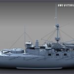 04 - HMS Victoria - Port beam