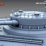 07 - HMS Victoria - Two 16.25'' Guns