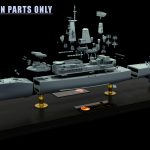 08 - HMS Argonaut - Global view - Exploded
