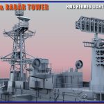 09 - Main mast & Radar tower