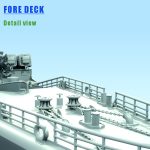 15 - HMS Argonaut - Detail view - Fore deck