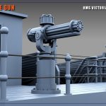 16 - HMS Victoria - 0.45'' Machine gun