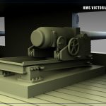 18 - HMS Victoria - 6'' gun