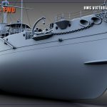 20 - HMS Victoria - Ground view - FWD