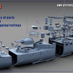 21 - HMS Victoria - Exploded view
